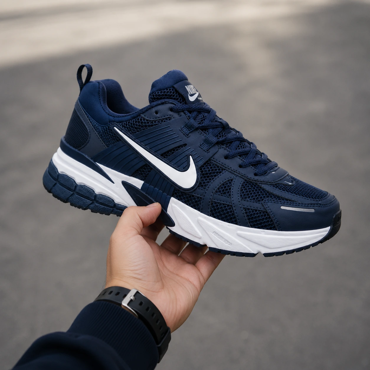 کفش ورزشی نایک وی تو کی ران NIKE V2K RUN-سرمه ای